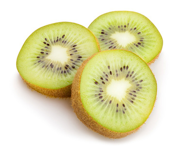 kiwi sliced isolated